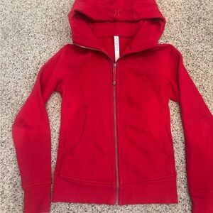 lululemon athletica Vibrant Red Zip-Up Jacket
